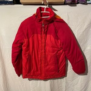 LL BEAN Katahdin Red Parka/ Snow Jacket Size 8. Excellent used condition